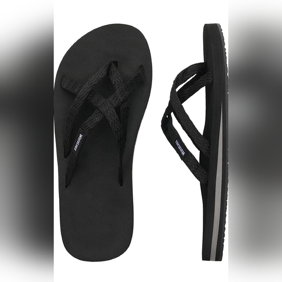 Cross Webbed Sandals - Picture 1 of 7